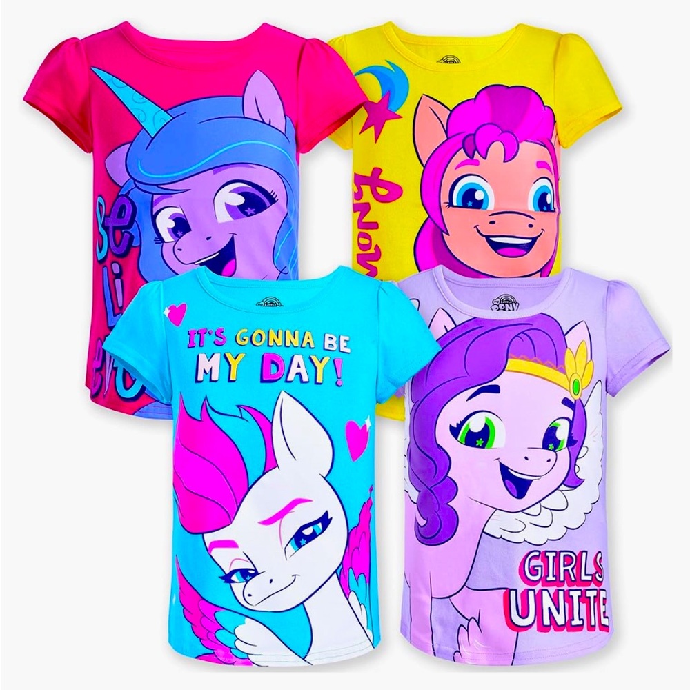 My Little Pony The Movie 4 T-shirts
